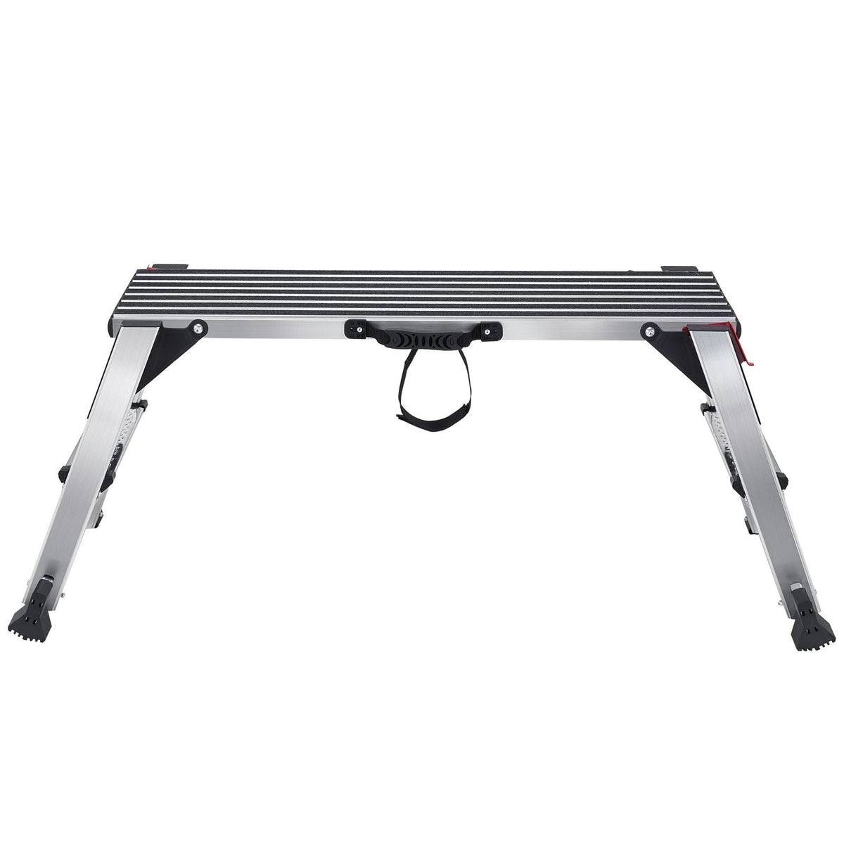 Folding Work Platform, 660 lbs Load Capacity, Aluminum Drywall Stool Ladder, Heavy Duty Work Bench w/ Non-Slip Feet, Ideal for Washing Vehicles, Cleaning, Painting, Decorating