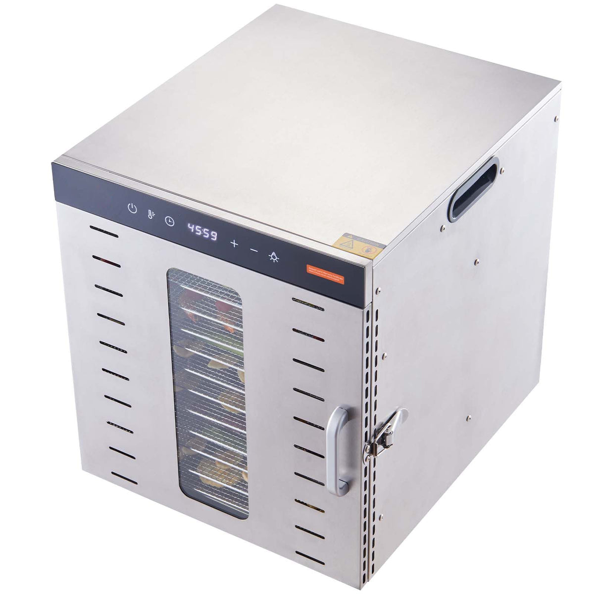 Food Dehydrator Machine, 10 Stainless Steel Trays, 1000W Electric Food Dryer with Digital Adjustable Timer & Temperature for Jerky, Herb, Meat, Beef, Fruit, Dog Treats and Vegetables