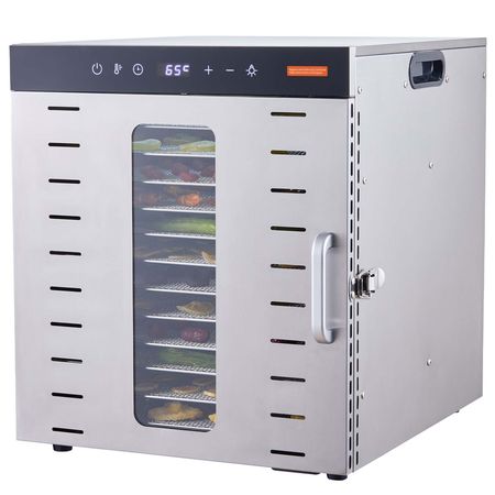 Food Dehydrator Machine, 10 Stainless Steel Trays, 1000W Electric Food Dryer with Digital Adjustable Timer & Temperature for Jerky, Herb, Meat, Beef, Fruit, Dog Treats and Vegetables