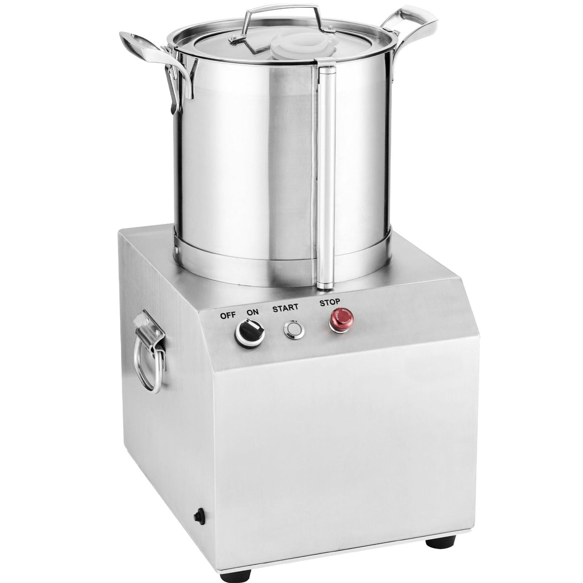 Food Processor & Vegetable Chopper, 10.6 Quart Food-Grade Stainless Steel Food Processor Chopper with 2 Extra S-Curve Blades, Idea for Chopping Vegetables, Fruit, Grains, Nuts