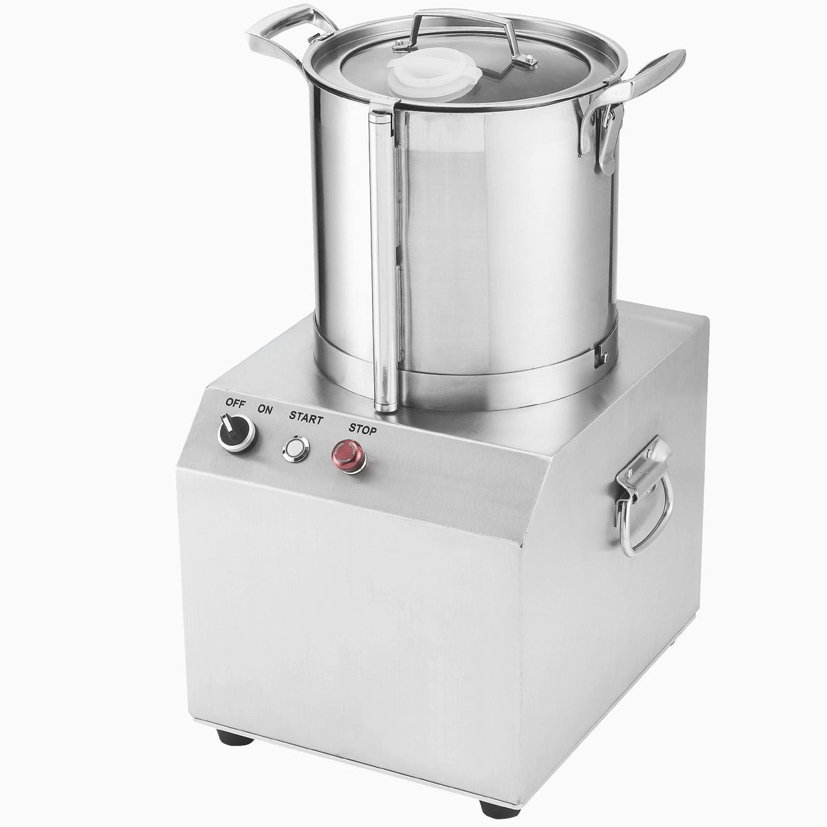 Food Processor & Vegetable Chopper, 10.6 Quart Food-Grade Stainless Steel Food Processor Chopper with 2 Extra S-Curve Blades, Idea for Chopping Vegetables, Fruit, Grains, Nuts
