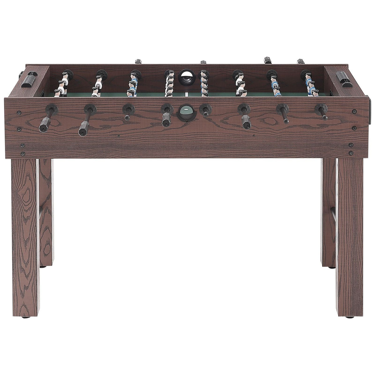 Foosball Table, 55 inch Standard Size Foosball Table, Indoor Full Size Foosball Table for Home, Family, and Game Room, Soccer with Foosball Table Set, Includes 4 Balls and 2 Cup Holders