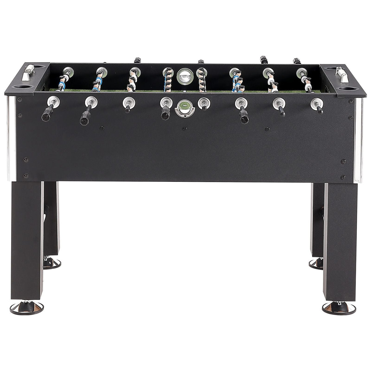 Foosball Table, 55 inch Standard Size Foosball Table, Indoor Full Size Foosball Table for Home, Family, and Game Room, Soccer with Foosball Table Set, Includes 4 Balls and 4 Cup Holders