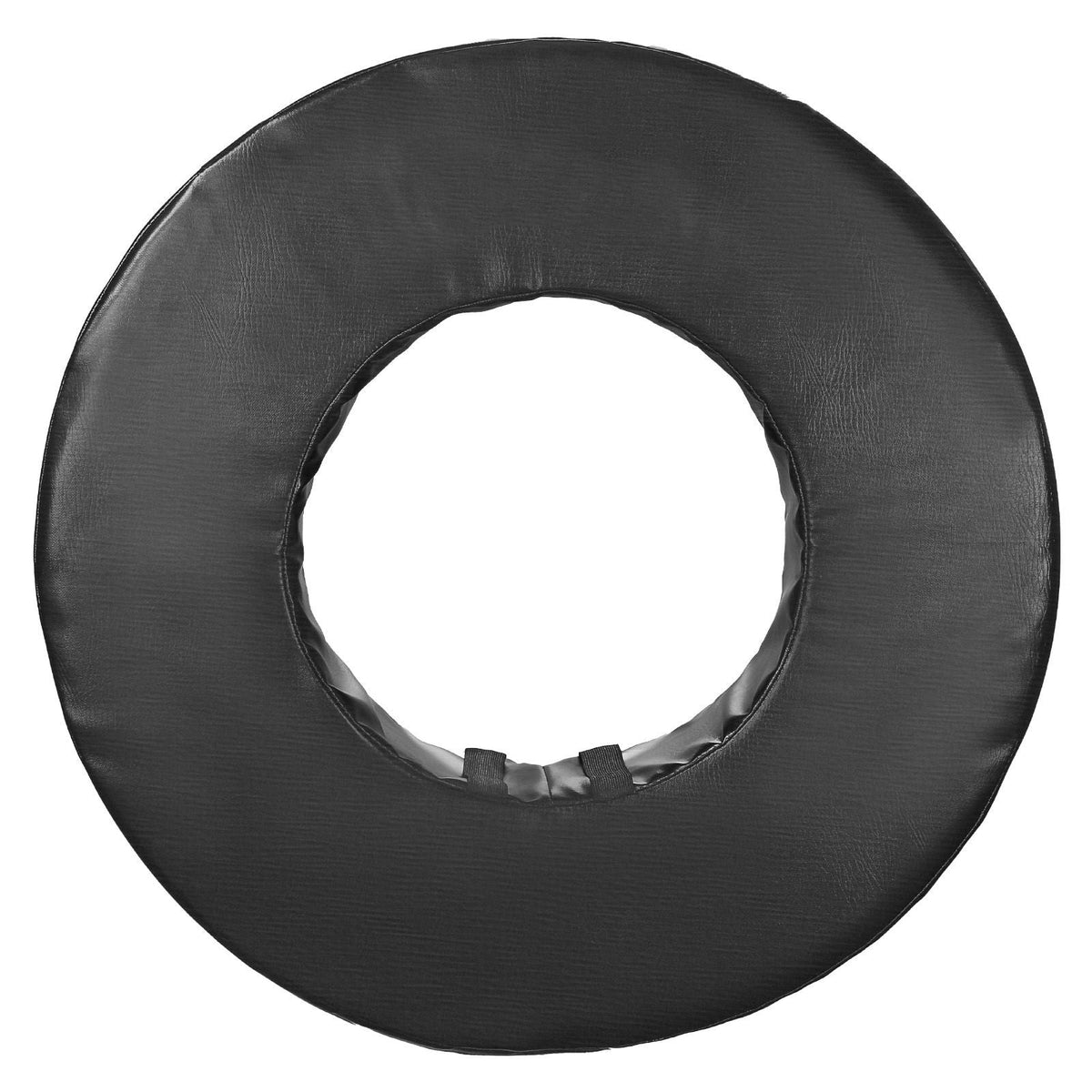 Football Tackle Wheel, Football Tackling Dummy, Waterproof PVC and High-Density Sponge Tackle Ring, Dummies Training Equipment with Straps, for Blocking, Hitting Drills and Practice, Black, 1PCS
