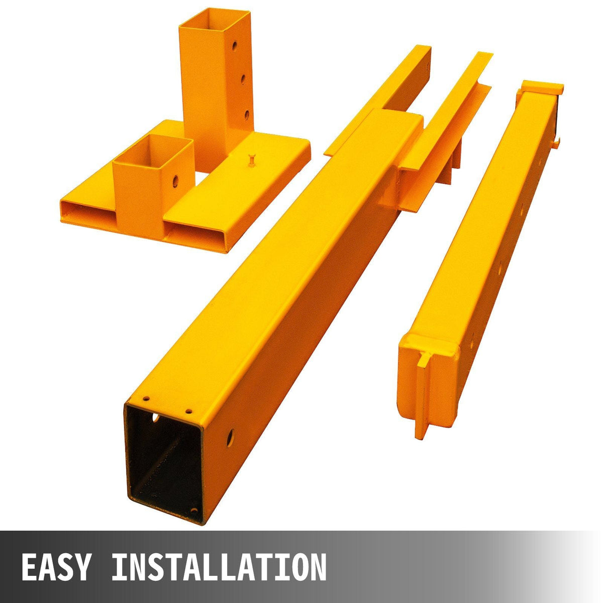 Forklift Mobile Crane 6000lbs/3T Capacity, Forklift Crane Attachment 2 Hooks, Forklift Lifting Hoist with Truss Jib Boom, Forklift Extension, Forklift Boom Attachment Towing Handling Equipment