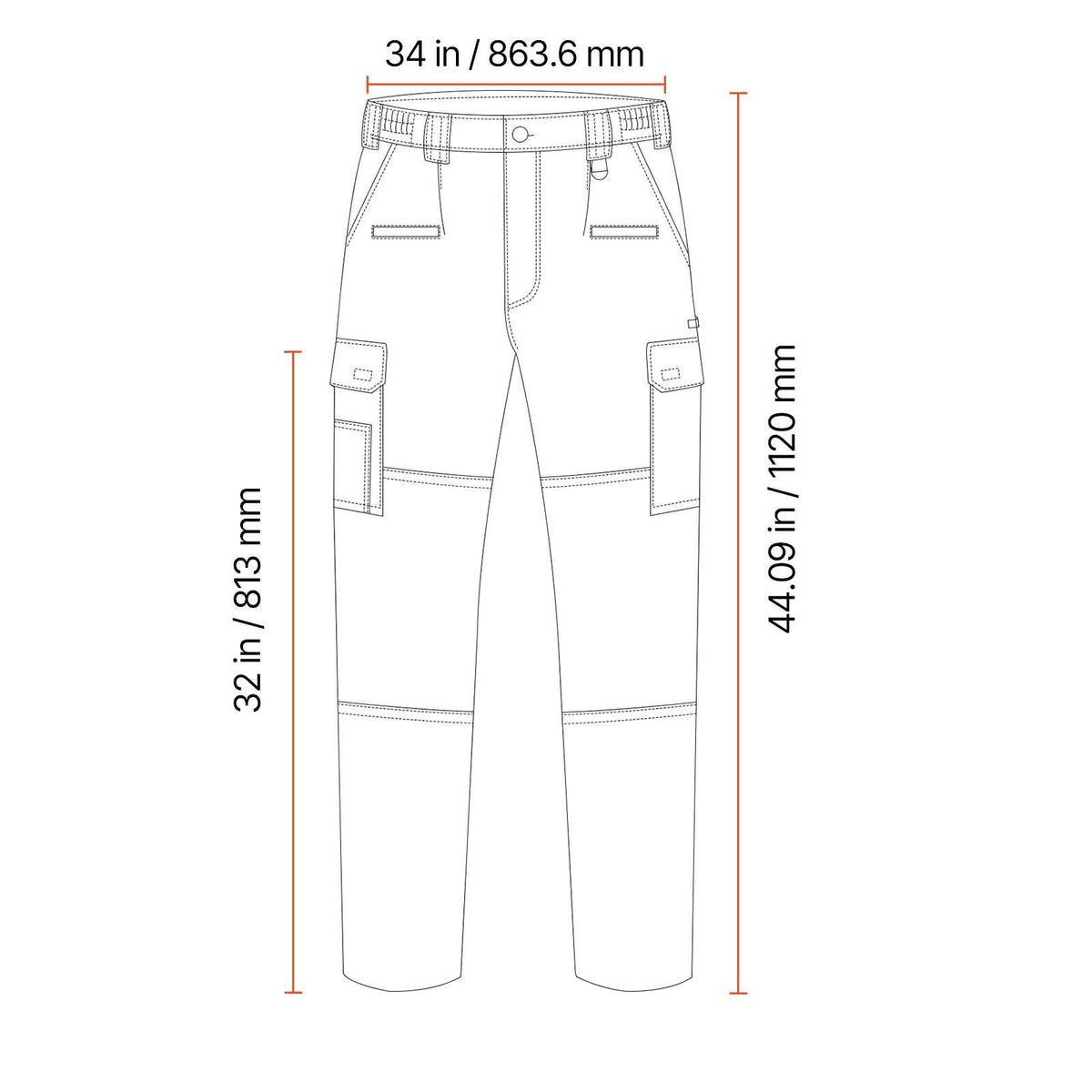 FR Pants for Men, 9 oz 100% Cotton, Flame-Resistant Cargo Pants with Multi-Pockets and Elastic Waist, Reinforced Tear-proof Stitching, Ideal for Welding Work and Casual Wear, M Size, Black