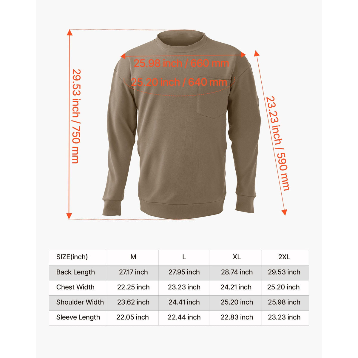 FR Shirts, Flame Resistant Long Sleeve Clothing Lightweight 7 oz Breathable Cotton, Men's Fire Retardant Work Shirt with Pre-shrink Treatment & Pocket, for Welders,Electricians,Gray 2XL