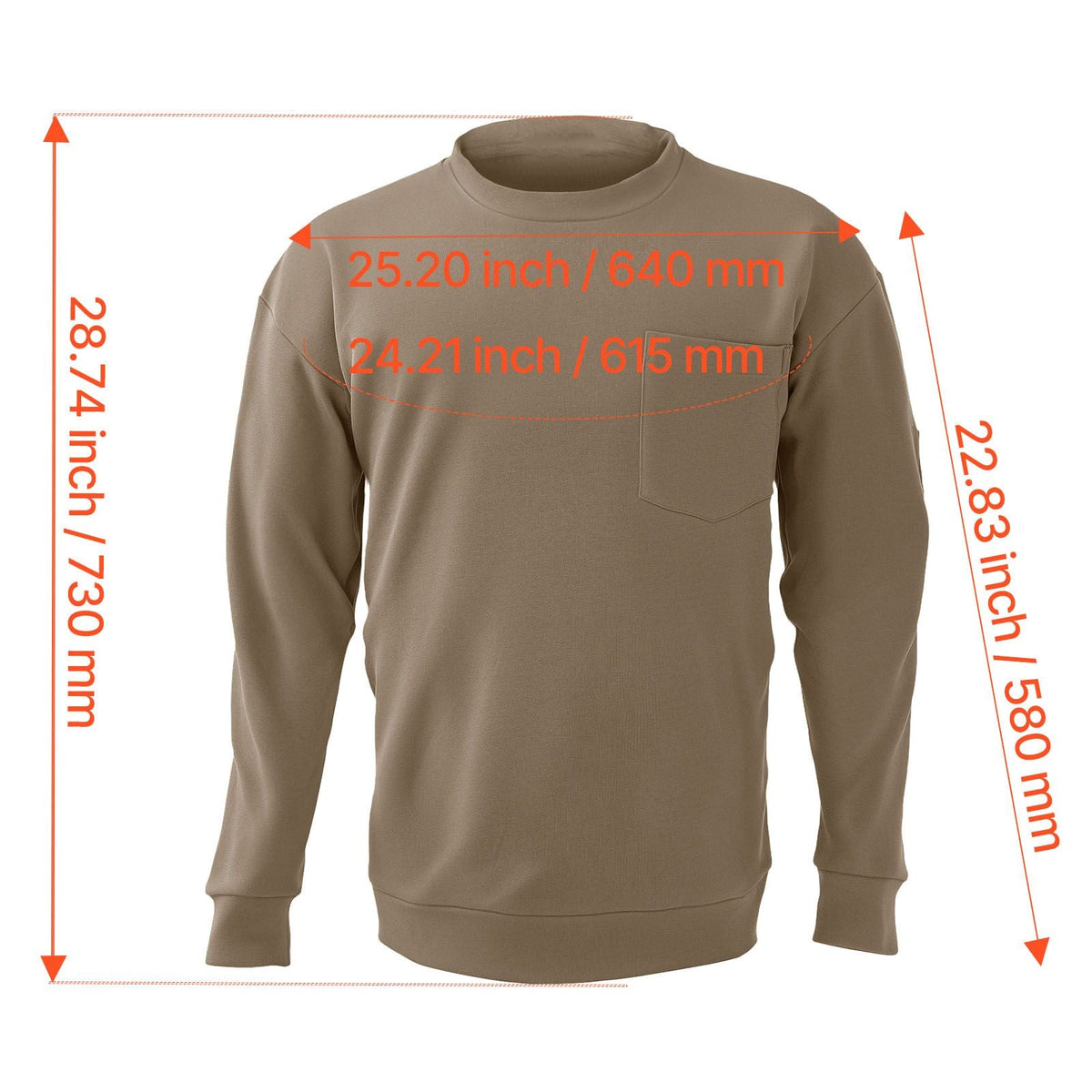 FR Shirts, Flame Resistant Long Sleeve Clothing Lightweight 7 oz Breathable Cotton, Men's Fire Retardant Work Shirt with Pre-shrink Treatment & Pocket, for Welders,Electricians,Gray XL