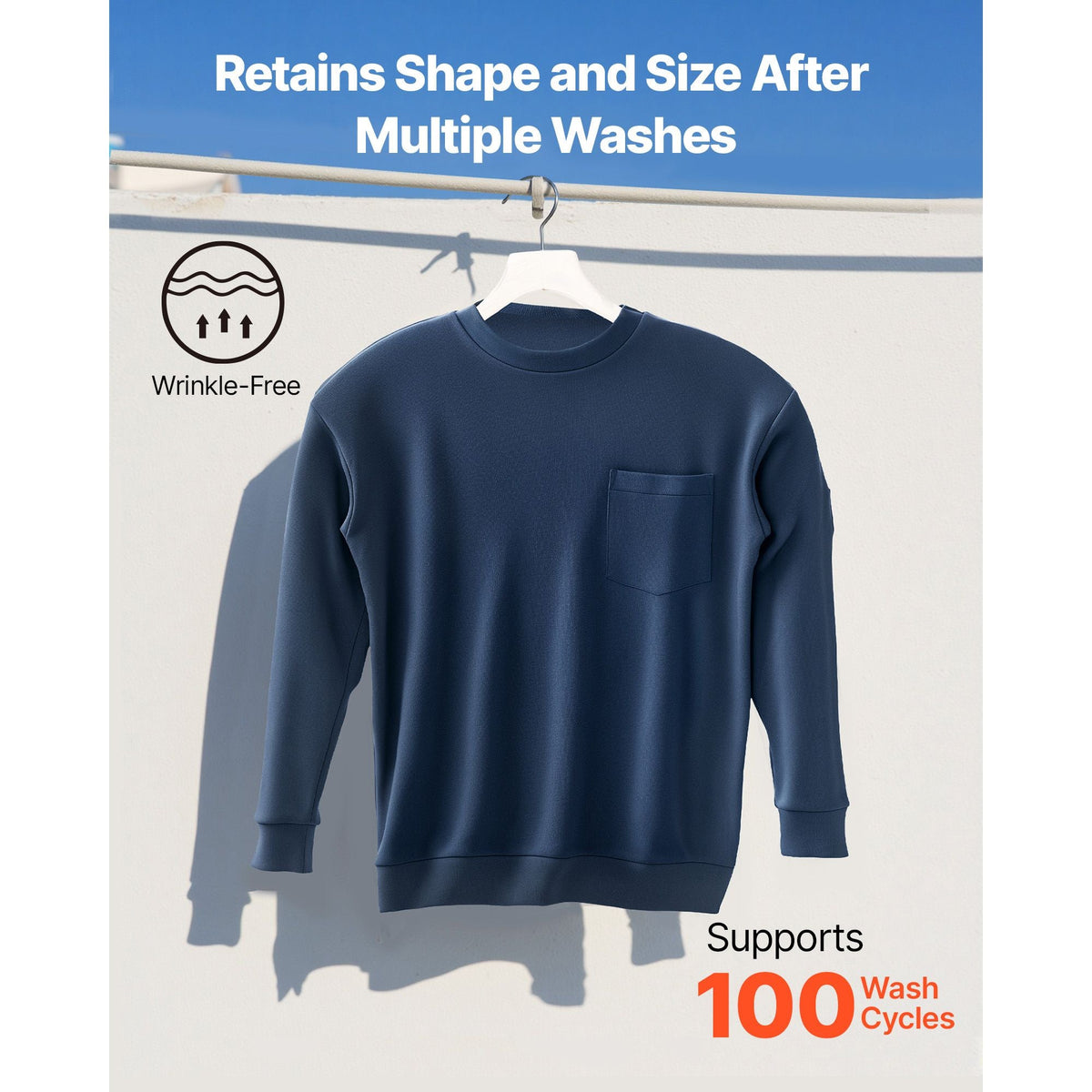 FR Shirts, Flame Resistant Long Sleeve Clothing Lightweight 7 oz Breathable Cotton, Men's Fire Retardant Work Shirt with Pre-shrink Treatment & Pocket, for Welders,Electricians,Navy Blue 2XL