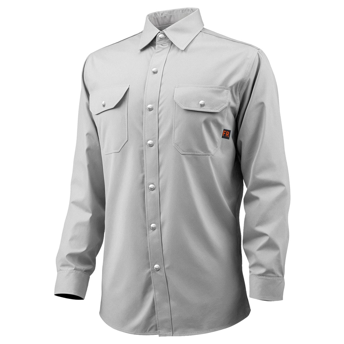 FR Shirts for Men, 7oz. Flame Resistant Welding Jacket, Machine Washable Cotton Heat-Resistant Welding Shirt, Meets ATPV 9.2 Cal/cm² Arc Rating - XL Size