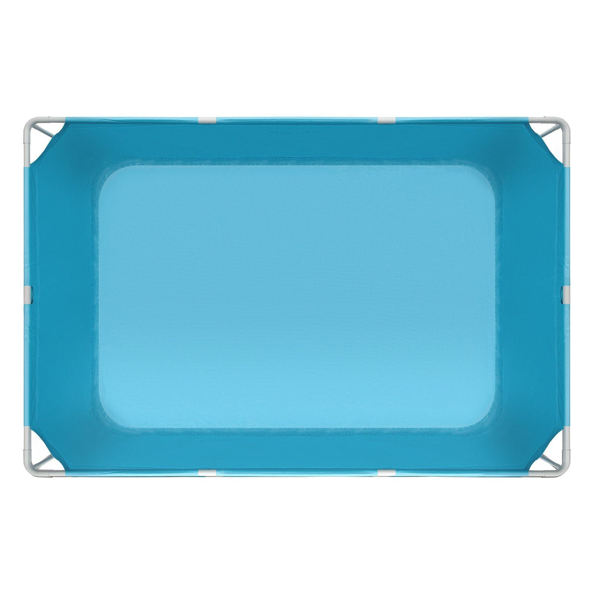 Frame Above Ground Swimming Pool, 118 x 78 x 30 in Rectangular Steel Metal Frame, Large Rectangle Outdoor Backyard Family Pool, Easy to Assemble Rust-Resistant, 1046 Gallon Water Capacity, Blue
