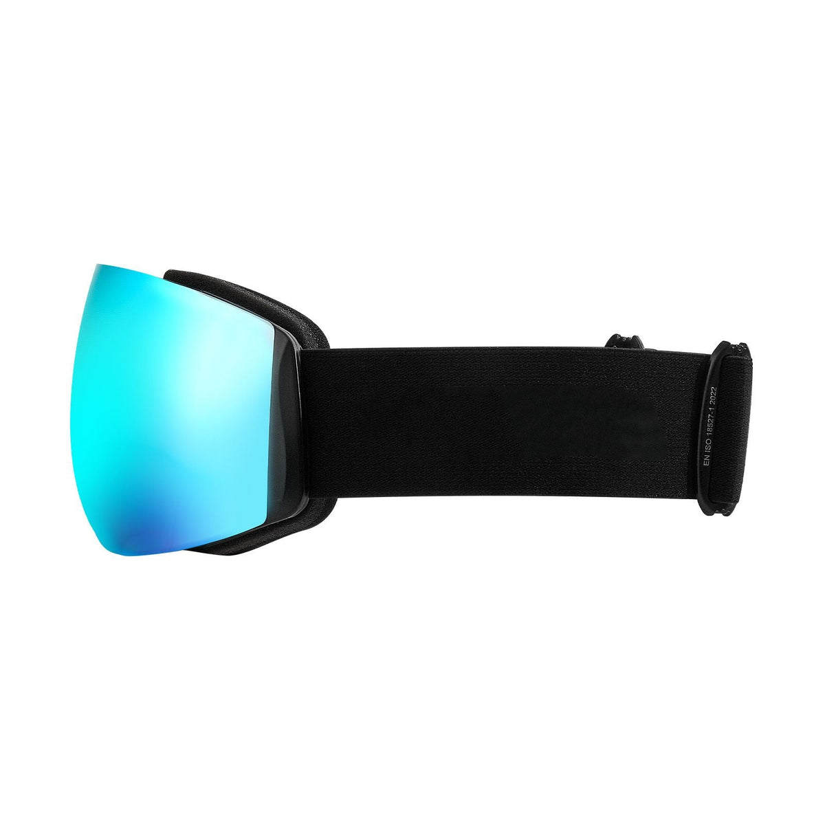 Frameless Ski Goggles, Spherical Lens with Blue Revo Coating, OTG Anti fog Snow Goggles for Men Women Youth, TPU Frame & Ventilation Structure, Suitable for Skiing, Skating, Snowboarding
