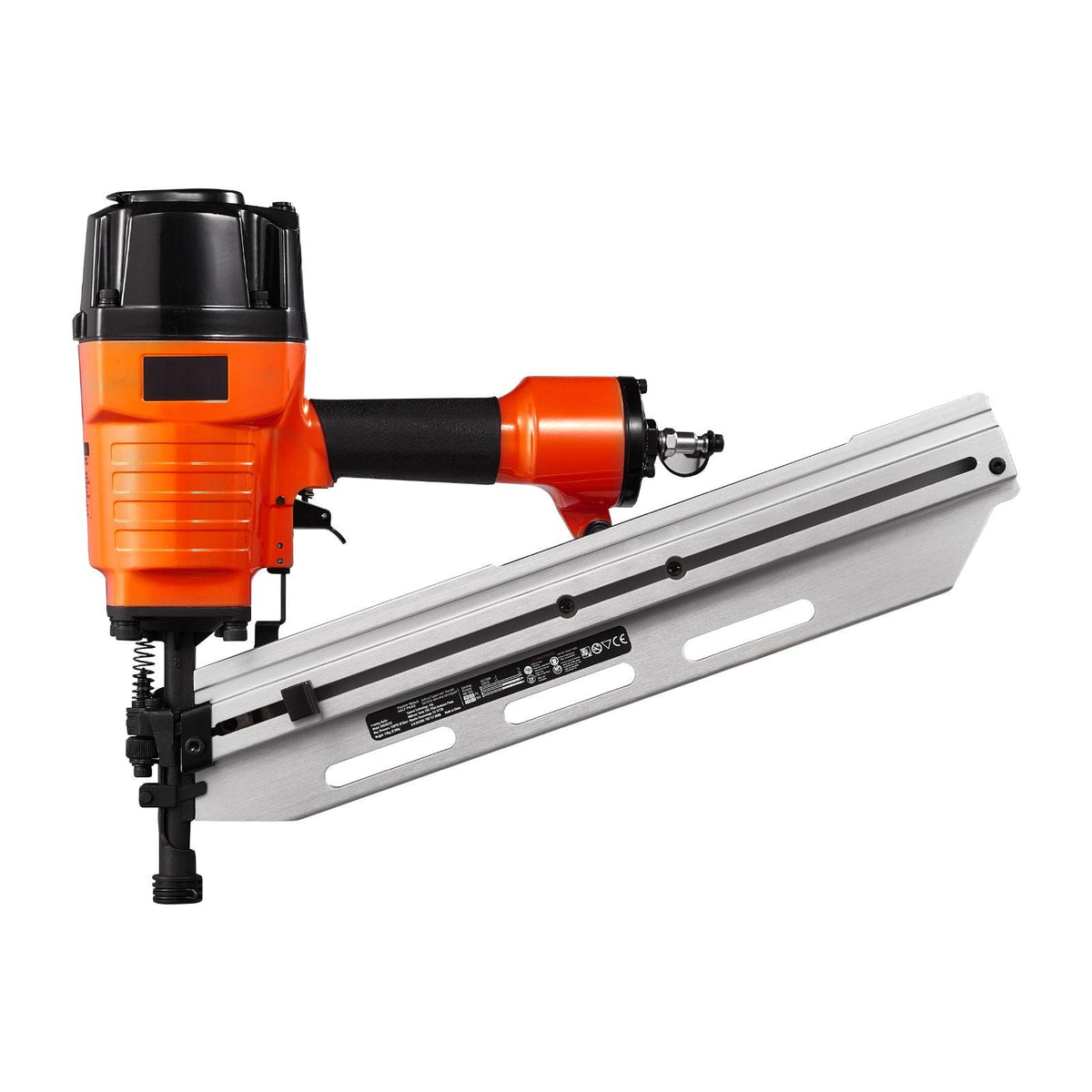 Framing Nailer, 80-120PSI Air Nail Gun, 2" to 3-1/2" 21 Degree Full Round Head Pneumatic Framing Nailer with Tool-Less Depth Adjustment & Dual Trigger Modes, Ideal for Framing Decking Flooring