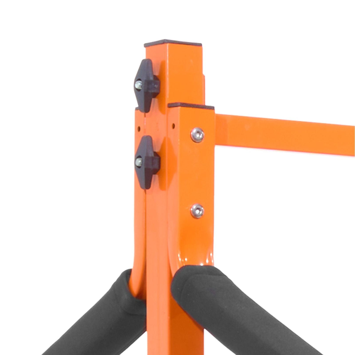 Freestanding Kayak Storage Rack, Kayak Stand for 4 Kayak Canoe Paddleboard, Heavy-duty Steel Kayak Hanger Holder with Padded Arms and Adjustable Width, 220LBS Max Load, for Indoor Outdoor Garage