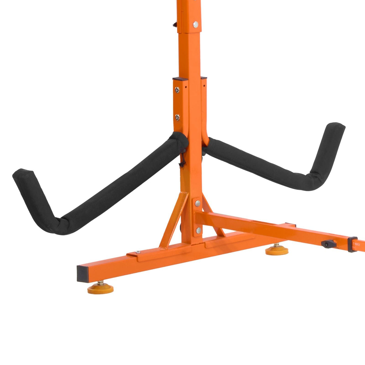 Freestanding Kayak Storage Rack, Kayak Stand for 4 Kayak Canoe Paddleboard, Heavy-duty Steel Kayak Hanger Holder with Padded Arms and Adjustable Width, 220LBS Max Load, for Indoor Outdoor Garage