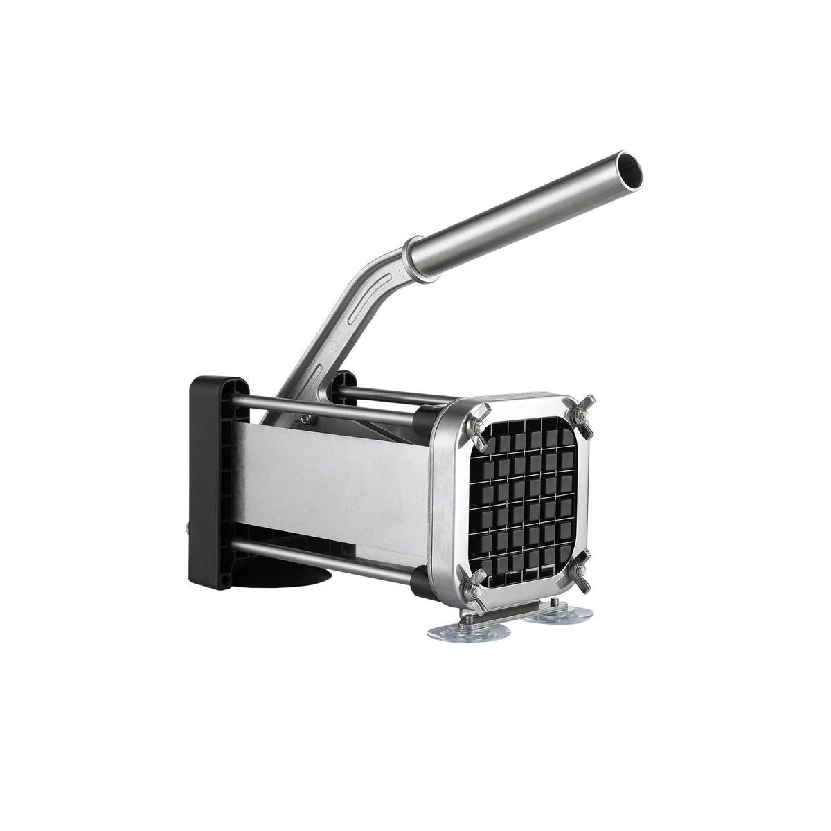 French Fry Cutter, Potato Slicer with 1/2-Inch Stainless Steel Blade, Manual Potato Cutter Chopper with Suction Cups, Great for Potato, French Fries, Cucumber, Vegetables, Carrot