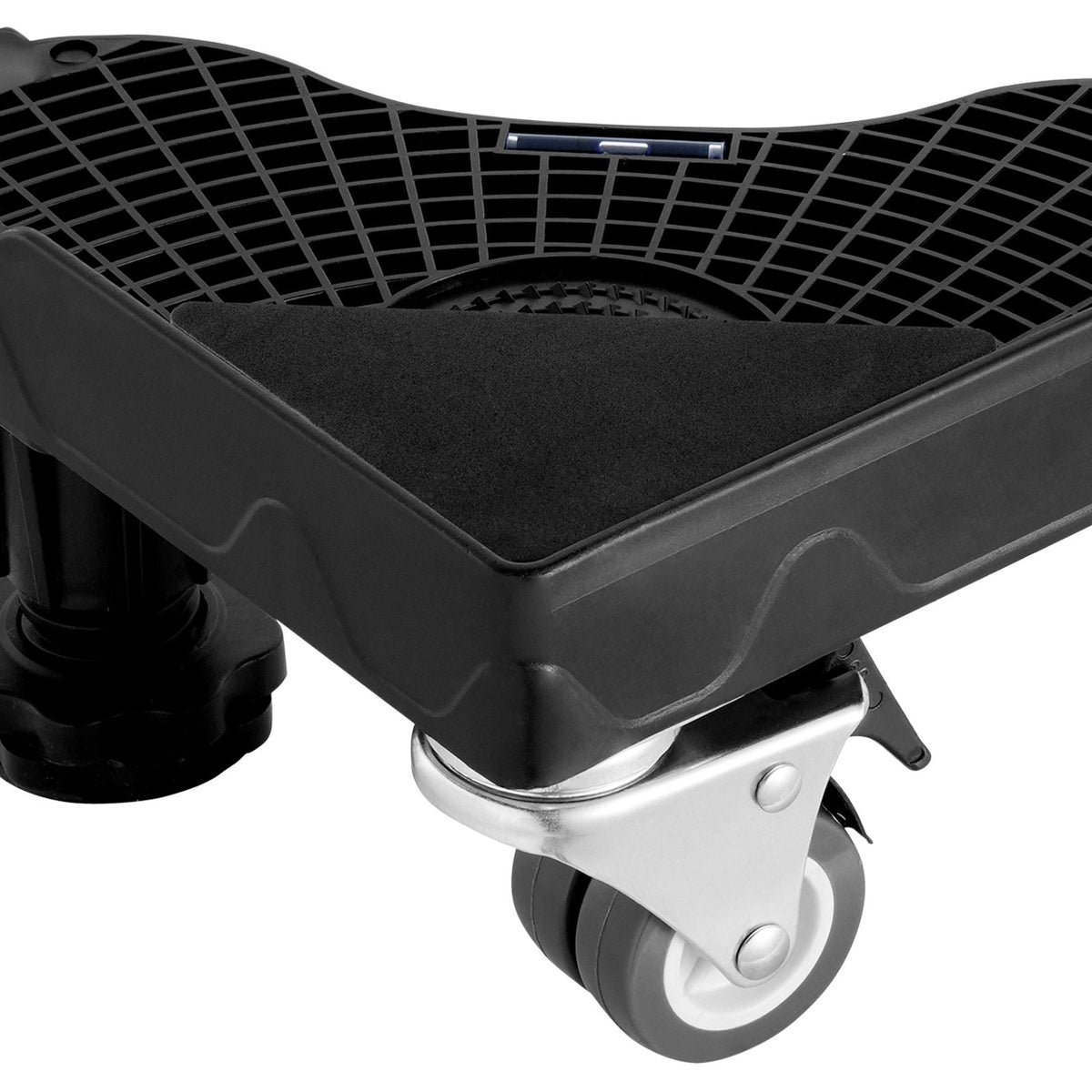 Fridge Stand Mobile Base, 1100 lbs Load Capacity, Washing Machine Stand with 8 Locking Twin Wheels and 4 Brakes, 27.5 -35.4 Inches Adjustable Furniture Dolly for Washer, Refrigerator and Dryer