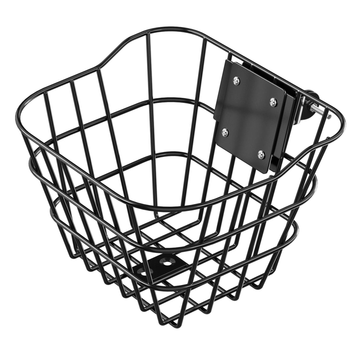 Front Bike Basket, Electric Scooter Basket with Fixed Bracket - Max Bearing 20 lbs, Construct from Solid Steel, Kids Bike Basket/Adult Bicycle Basket/Knee Electric Scooter Accessories