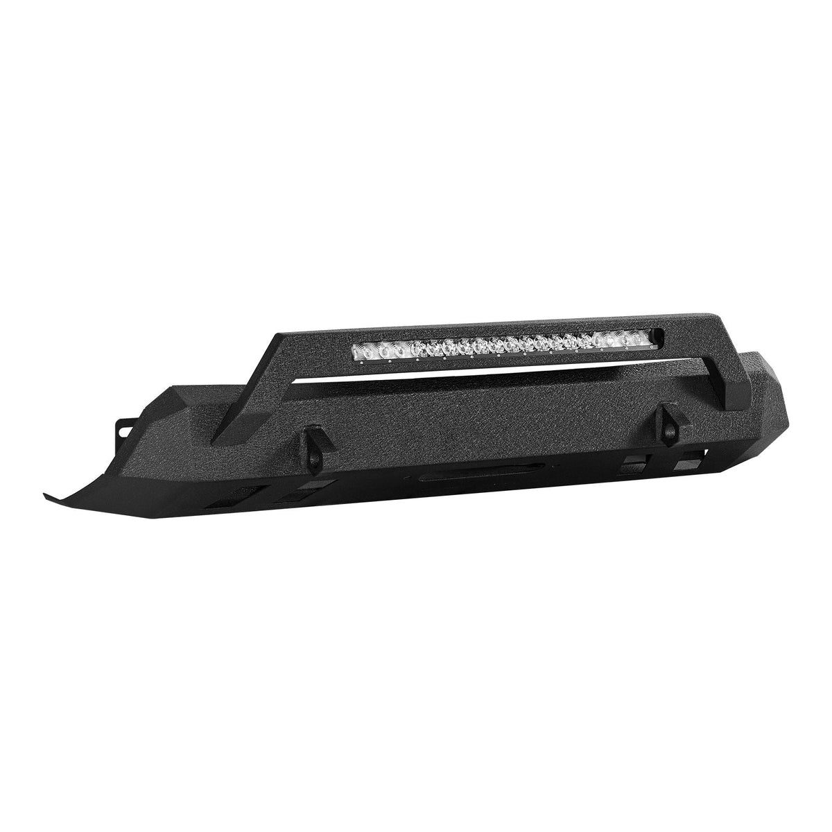 Front Bumper Compatible with 2016-2023 Toyota Tacoma (Excluding Tacoma TRD/Tacoma TRD Sport), Pickup Truck Bumper with LED Light Bar, Winch Plate & D-Rings Mounts
