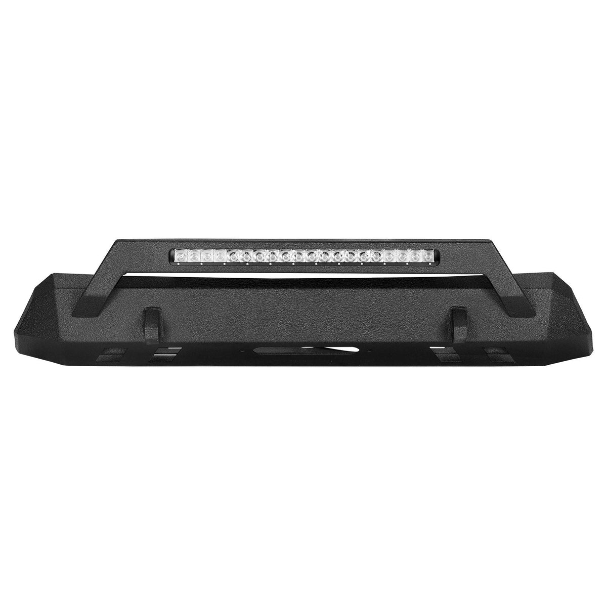 Front Bumper Compatible with 2016-2023 Toyota Tacoma (Excluding Tacoma TRD/Tacoma TRD Sport), Pickup Truck Bumper with LED Light Bar, Winch Plate & D-Rings Mounts
