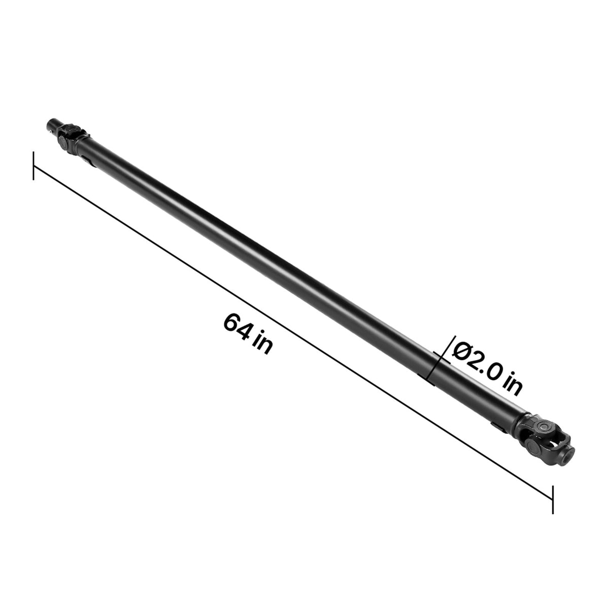 Front Drive Shaft, 64.0" Prop Shaft Driveshaft Assembly Compatible with 2014-2016 Polaris Ranger XP 900, Replace #1332951 1333146