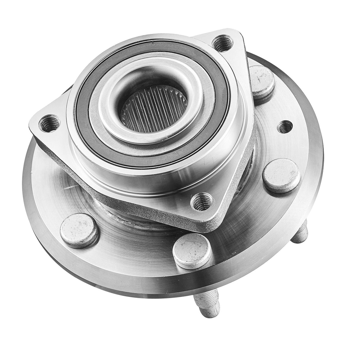 Front/Rear Wheel Bearing & Hub Assembly Fit for 2016-2017 Chevy Traverse LS Sport Utility Buick Enclave Convenience Leather Premium GMC Acadia 4-Door OEM 513277, Wheel Bearing Hub Assembly Set