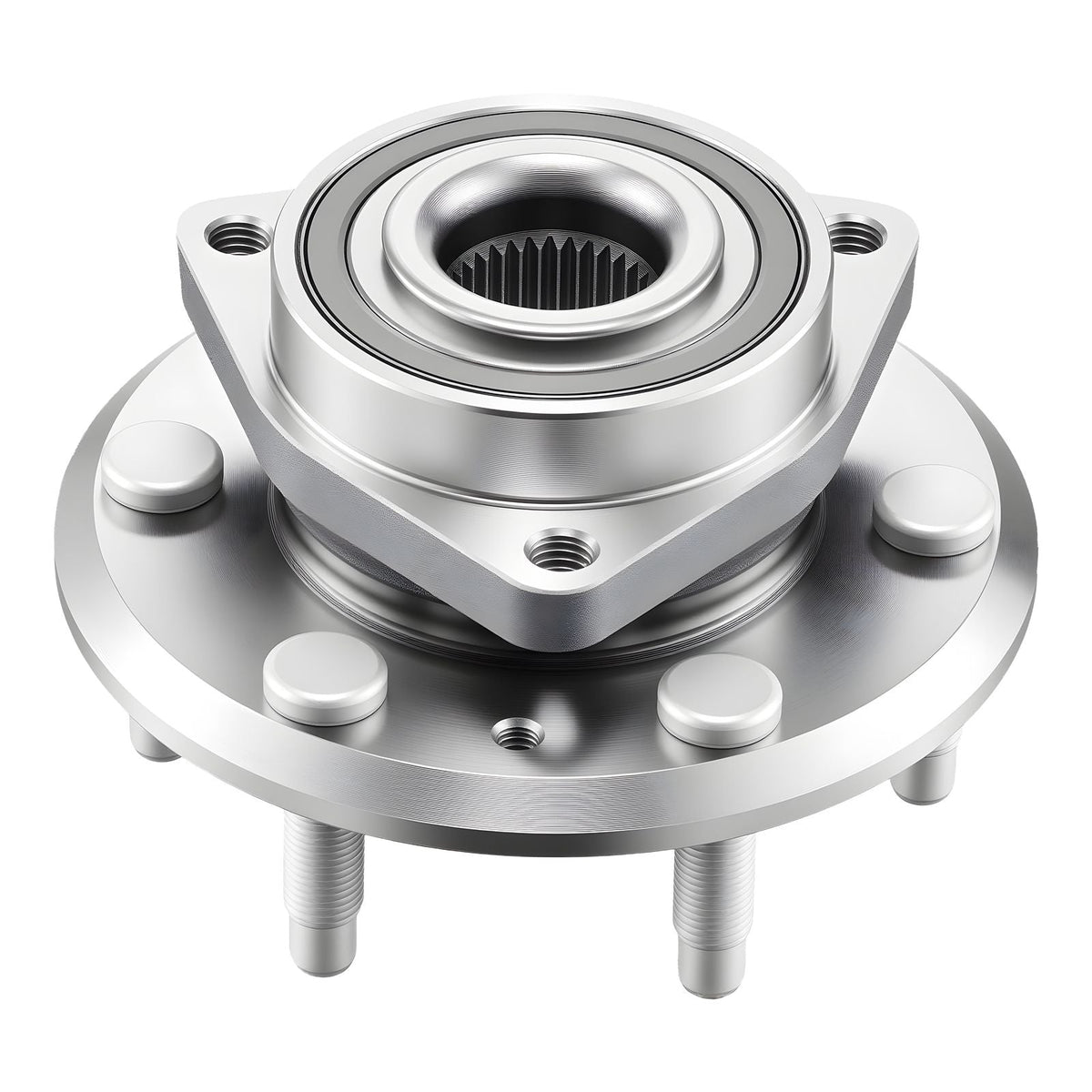 Front/Rear Wheel Bearing & Hub Assembly Fit for 2016-2017 Chevy Traverse LS Sport Utility Buick Enclave Convenience Leather Premium GMC Acadia 4-Door OEM 513277, Wheel Bearing Hub Assembly Set