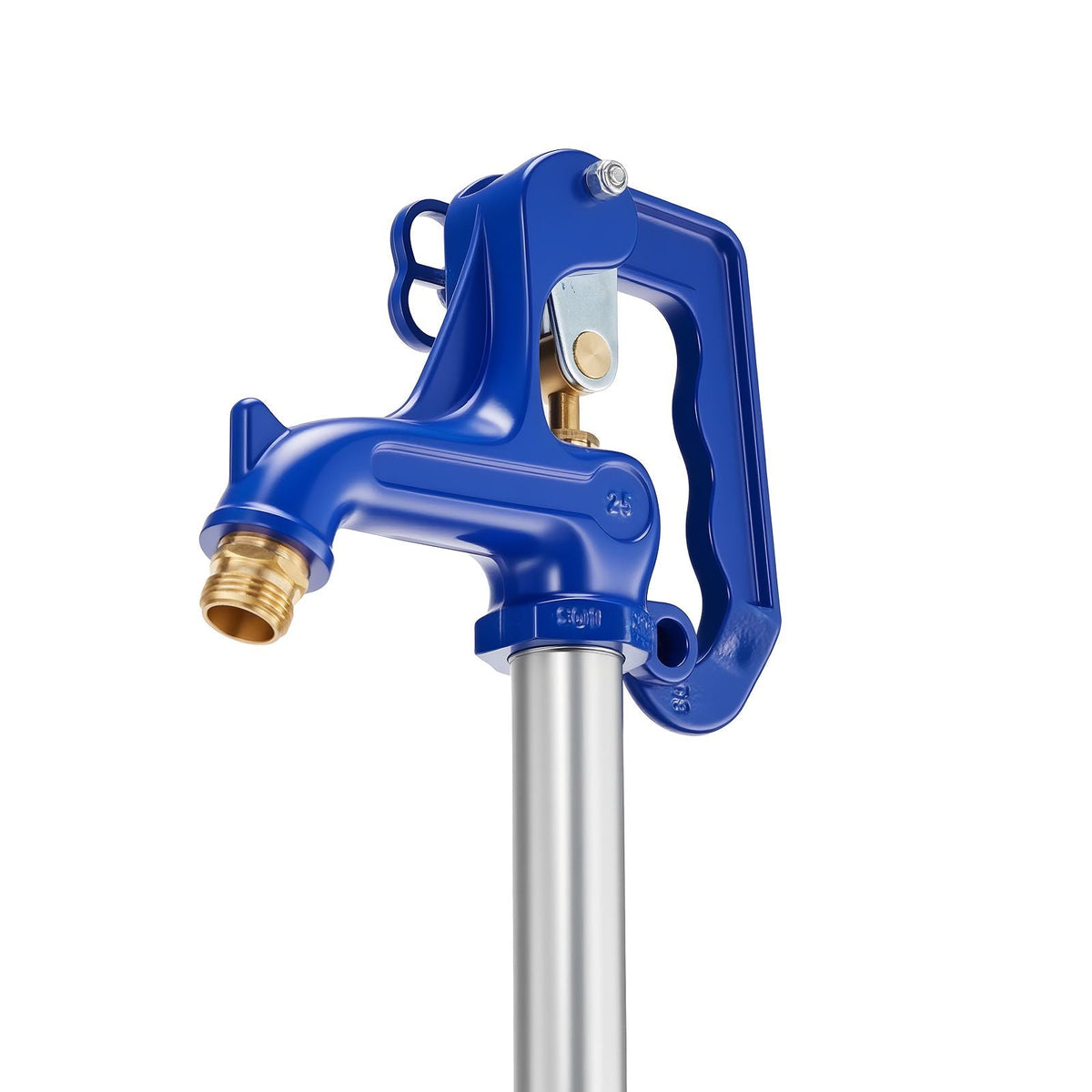Frost Proof Yard Hydrant, 3.22FT Freeze-Proof Outdoor Faucet with 12" Bury Depth, 3/4" NPT Pipe Connection, Lever Handle + Handwheel, No Lead Freezeless Hydrant for Yard Garden Farm Irrigation