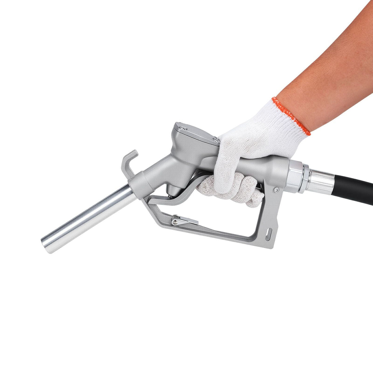 Fuel Transfer Pump, 12V DC 16 GPM 1/4 HP Diesel Pump, Extractor Pumps with Manual Nozzle, Discharge Hose and Suction Pipe, for Gasoline, Diesel, Kerosene, Ethanol-Methanol Blends & Biodiesel