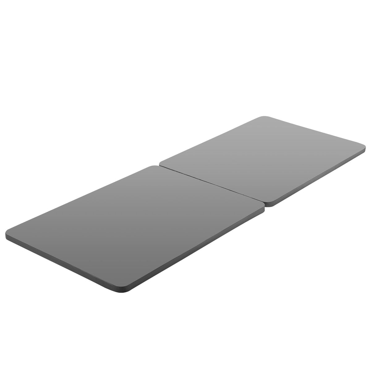 Full Size Bunkie Board, 1.5 in Bed Board Slats with 200D Oxford Cloth, Wooden Mattress Support for Full Size Bed, Easy Assembly Support under Mattress, 2 Piece, Gray