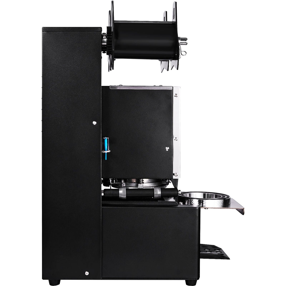 Fully Automatic Cup Sealing Machine, 500-650 Cups/H, Cup Sealer Machine for 190 mm Tall & 90/95 mm Cup, Electric Tea Sealer with Digital Control LCD Panel for Bubble Milk Tea Coffee, Black