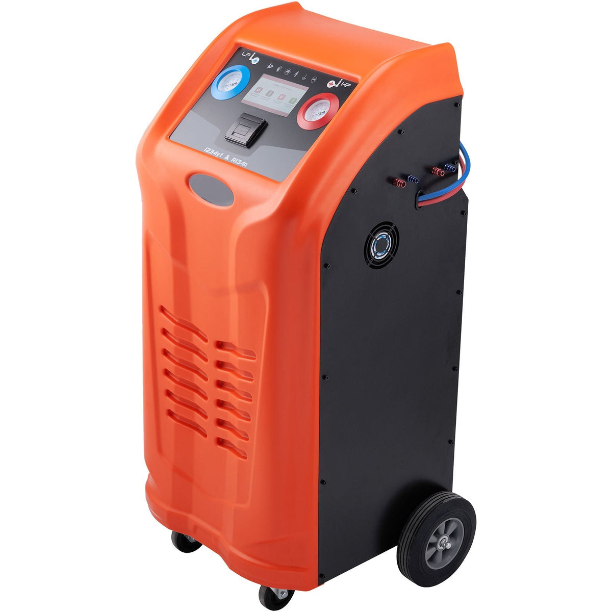 Fully Automatic Refrigerant Recovery Machine for R134A+R1234YF - AC Recovery Machine Kit Built in Electronic Scale/Compressor/Recovery Tank, Recovery Machine HVAC Dual Cylinder