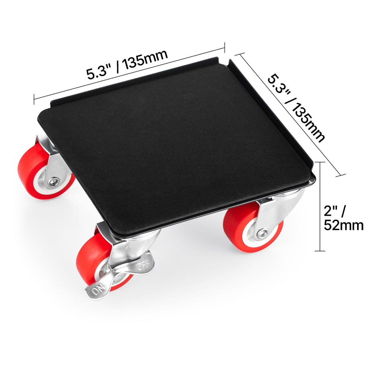 Furniture Dolly, Maximum Load 1200 lbs, Heavy Duty Furniture Movers with 5 360° Rotation Wheels, Carbon Steel Panel, Furniture Lift Slider Tool Set for Appliances, Sofa, Fridge, Washing Machine