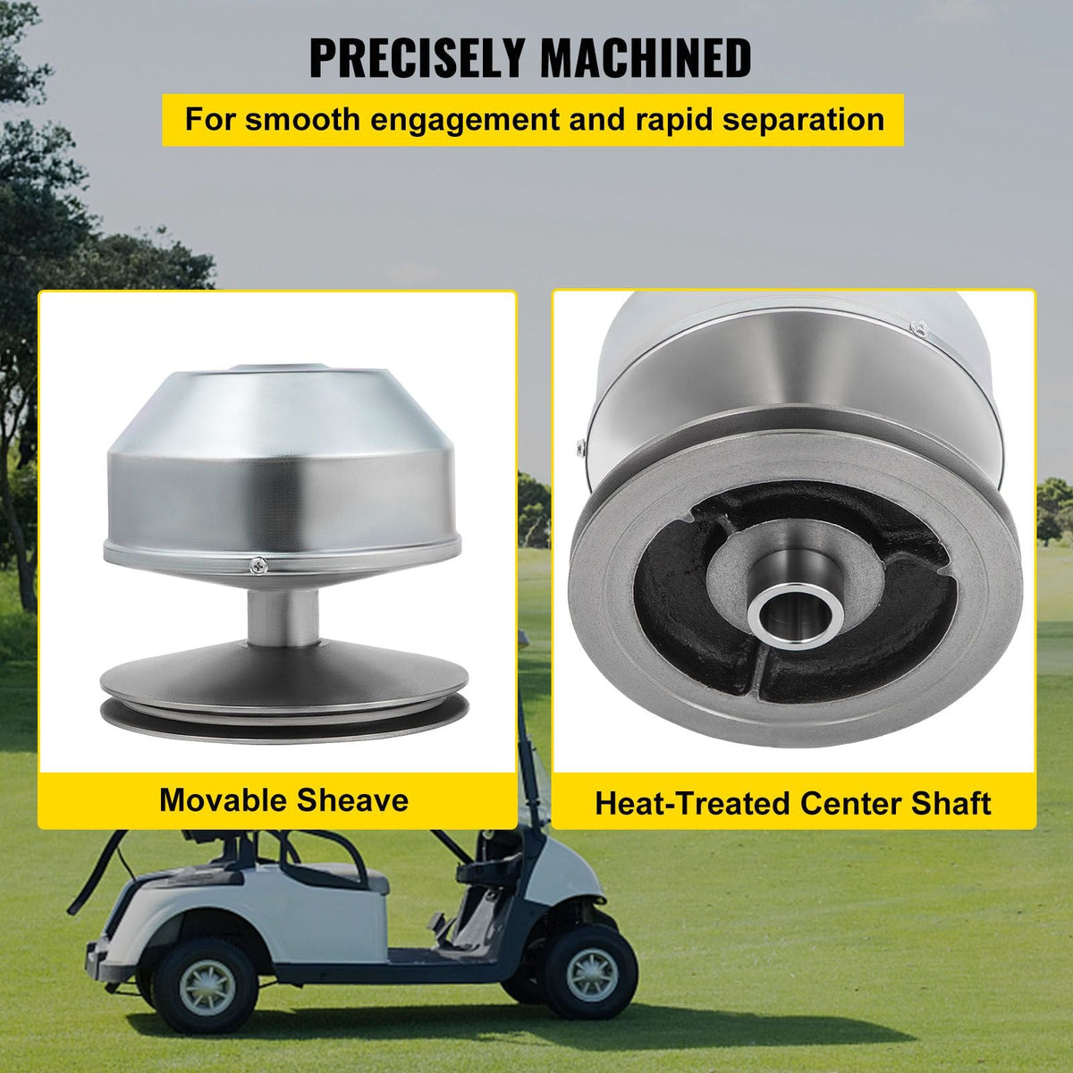 G2-G22 Drive Clutch Compatible With Yamaha Golf Cart 1985+ G2 G8 G9 G14 G16 G22 4 Cycle Carts Gas Golf Cart 1985 Up
