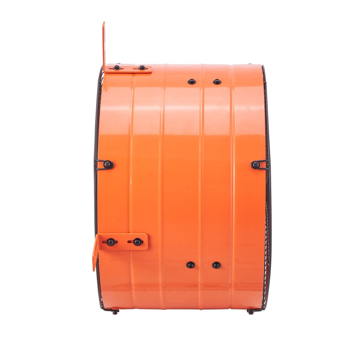 Gable Mount Fan, 16 Inch Attic Exhaust Fan with Adjustable Thermostat & Outer Mesh, 2940 CFM House Ventilator Cools Up to 4200 Sq.Ft, Quiet Ventilation for Roof, Garage & Shop, Vibrant Orange