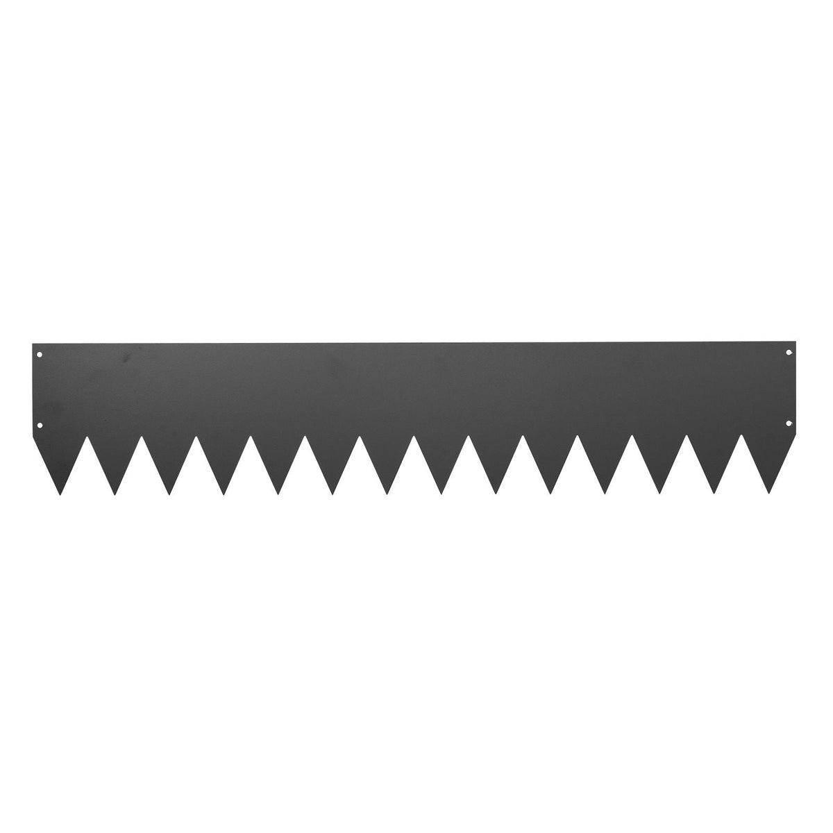 Galvanized Steel Landscape Edging, 12-Pack 40 x 8 Inch Metal Edging for Landscaping with 14 Mounting Clips, Heavy Duty Metal Garden Edge Border for Flower Bed, Yard Pathway, Black