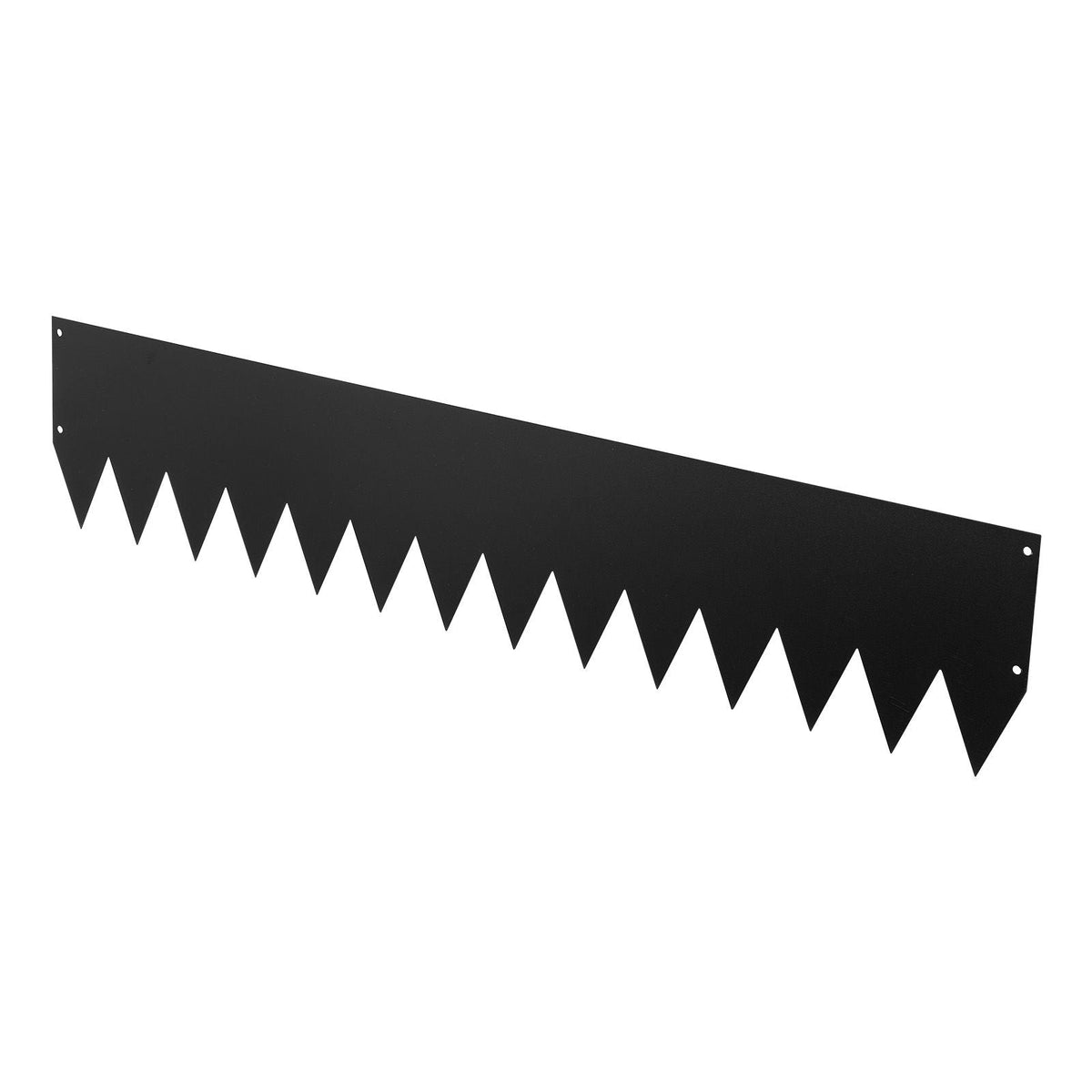 Galvanized Steel Landscape Edging, 24-Pack 40 x 8 Inch Metal Edging for Landscaping with 26 Mounting Clips, Heavy Duty Metal Garden Edge Border for Flower Bed, Yard Pathway, Black