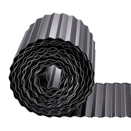 Galvanized Steel Landscape Edging, 40 ft x 12 in Metal Edging for Landscaping with Gloves, Easy-to-Install Bendable Metal Strips, Heavy Duty Metal Garden Edge Border for Flower Bed, Yard Pathway