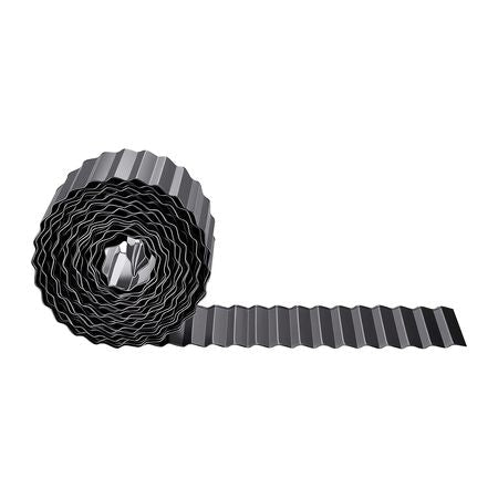 Galvanized Steel Landscape Edging, 40 ft x 6 in Metal Edging for Landscaping with Gloves, Easy-to-Install Bendable Metal Strips, Heavy Duty Metal Garden Edge Border for Flower Bed, Yard Pathway