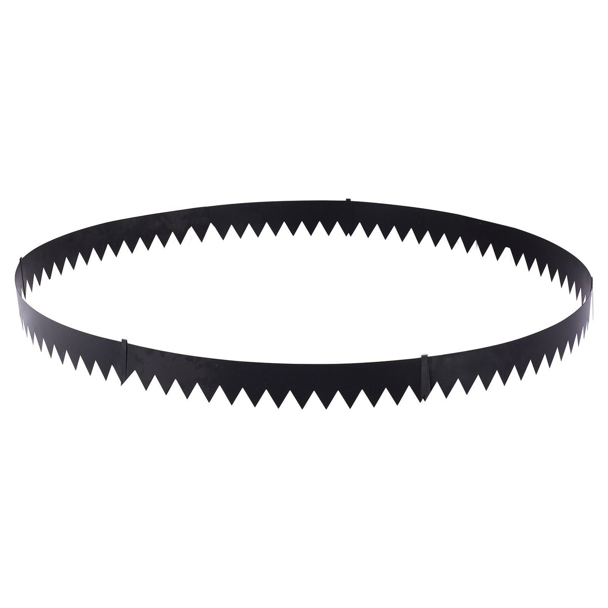 Galvanized Steel Landscape Edging, 6-Pack 40 x 8 Inch Metal Edging for Landscaping with 6 Mounting Clips, Bendable Metal Garden Edge Border for Flower Bed, Yard Pathway, Black