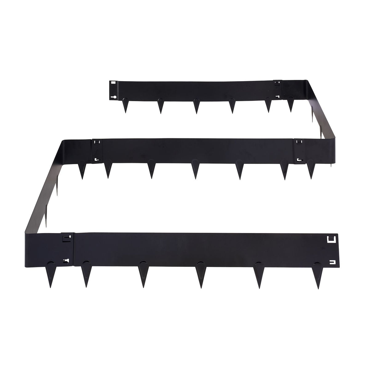 Galvanized Steel Landscape Edging, 6-Pack 40 x 8.15 Inch Metal Edging for Landscaping with Gloves, Easy-to-Install, Heavy Duty Metal Garden Edge Border for Flower Bed, Yard Pathway