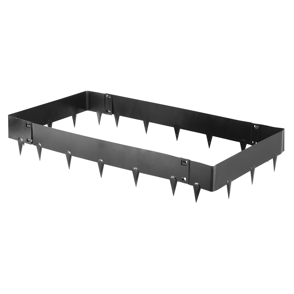 Galvanized Steel Landscape Edging, 6-Pack 40 x 8.15 Inch Metal Edging for Landscaping with Gloves, Easy-to-Install, Heavy Duty Metal Garden Edge Border for Flower Bed, Yard Pathway