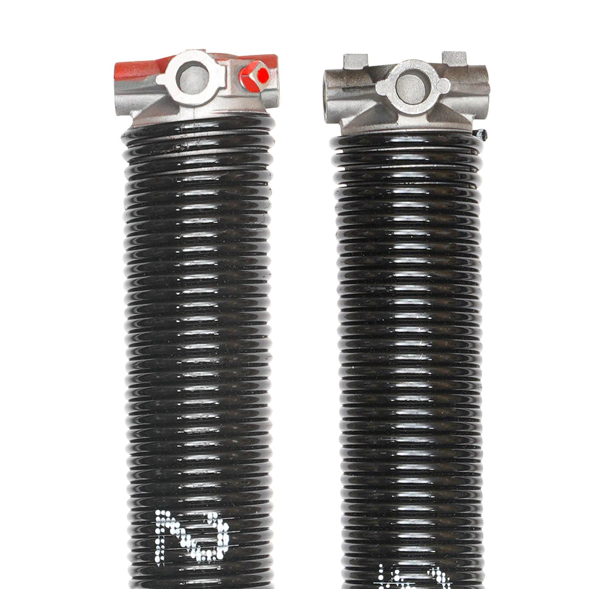Garage Door Torsion Springs, Pair of 0.218 x 2 x 24inch, Garage Door Springs with Non-Slip Winding Bars, 16000 Cycles, Gloves and Mounting Wrench, Electrophoresis Coated for Replacement