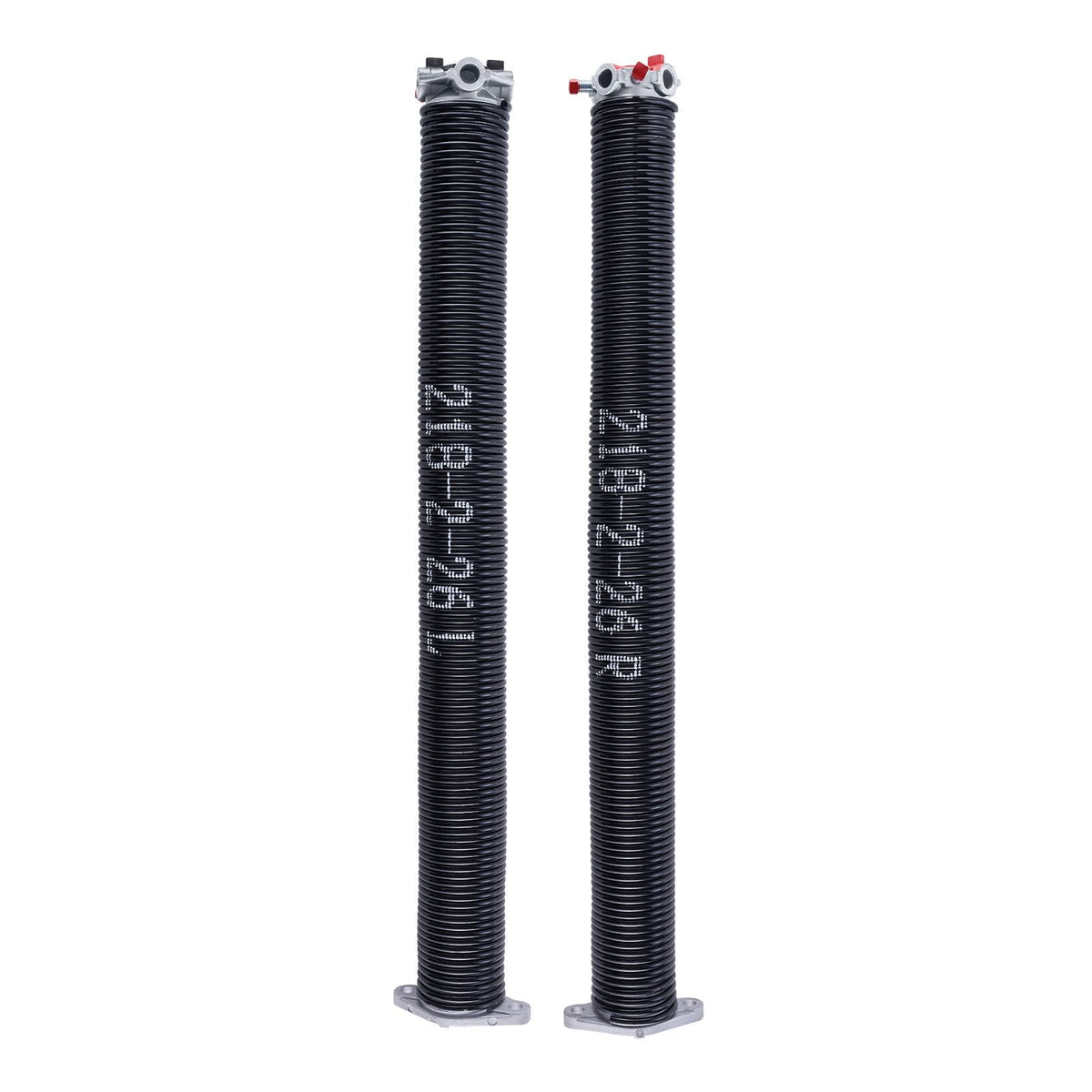 Garage Door Torsion Springs, Pair of 0.218 x 2 x 26 in, 16000 Cycles, Electrophoresis Black Coated for Replacement, Garage Door Springs with Non-Slip Winding Bars, Gloves and Mounting Wrench