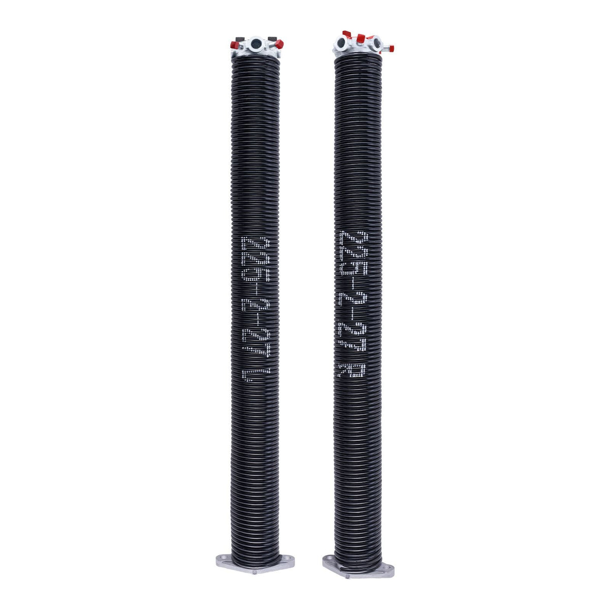 Garage Door Torsion Springs, Pair of 0.225 x 2 x 27 in, 16000 Cycles, Electrophoresis Black Coated for Replacement, Garage Door Springs with Non-Slip Winding Bars, Gloves and Mounting Wrench