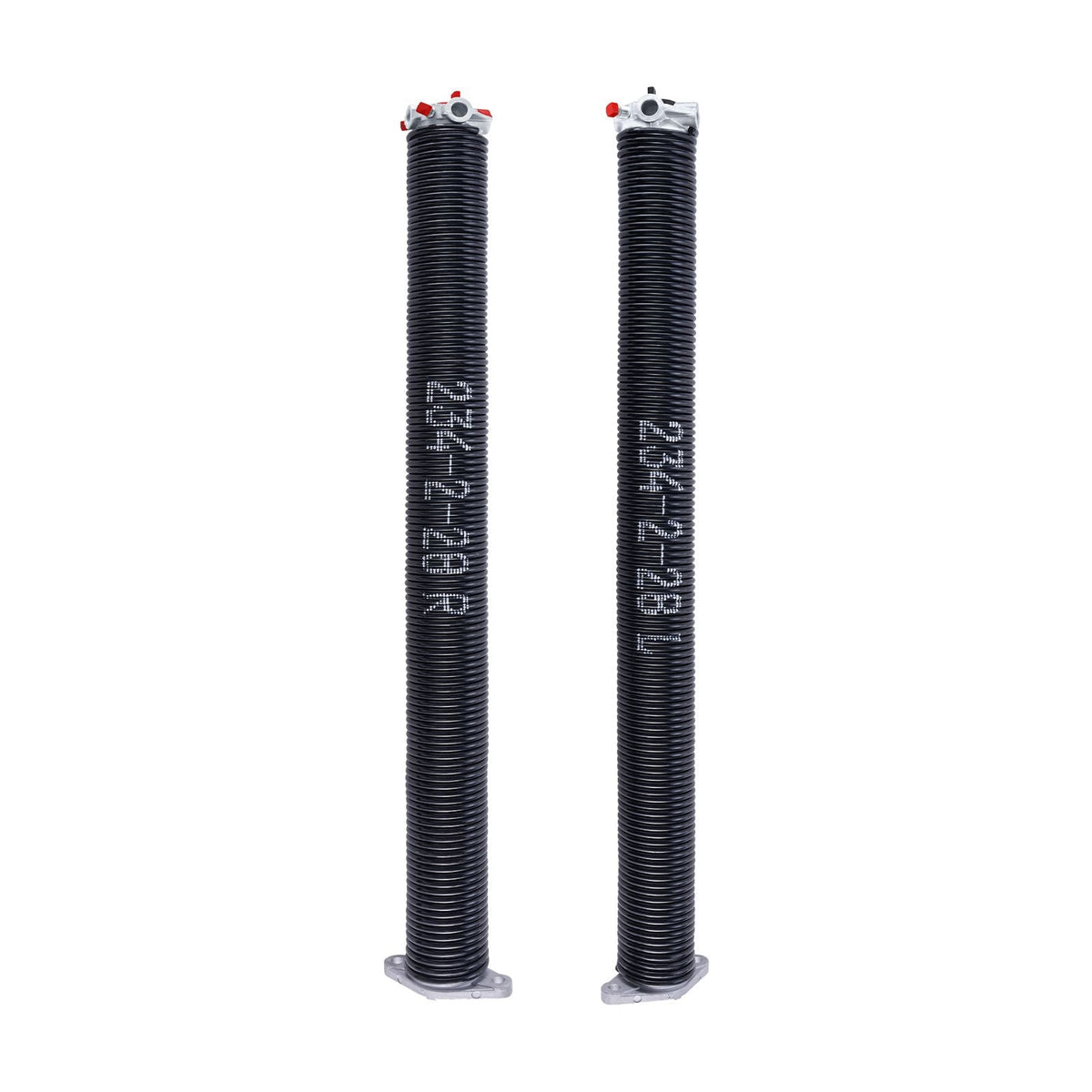 Garage Door Torsion Springs, Pair of 0.234 x 2 x 28 in, 16000 Cycles, Electrophoresis Black Coated for Replacement, Garage Door Springs with Non-Slip Winding Bars, Gloves and Mounting Wrench