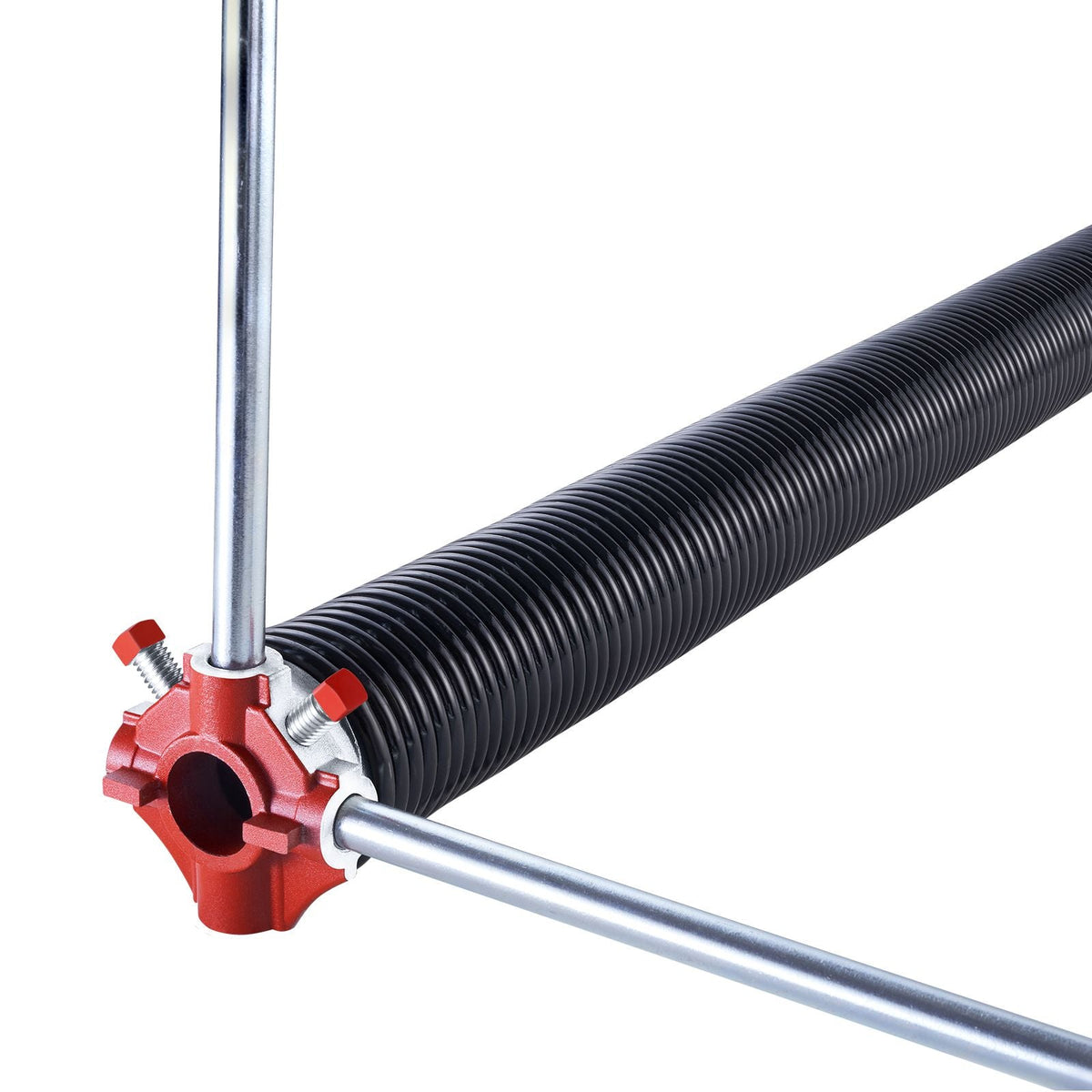 Garage Door Torsion Springs, Pair of 0.234 x 2 x 31 in, 16000 Cycles, Electrophoresis Black Coated for Replacement, Garage Door Springs with Non-Slip Winding Bars, Gloves and Mounting Wrench