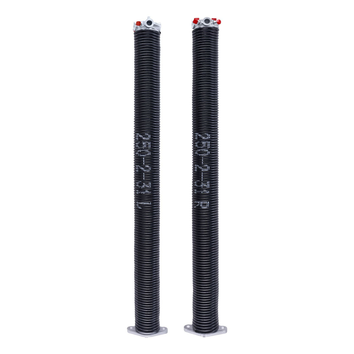 Garage Door Torsion Springs, Pair of 0.25 x 2 x 31 in, 16000 Cycles, Electrophoresis Black Coated for Replacement, Garage Door Springs with Non-Slip Winding Bars, Gloves and Mounting Wrench