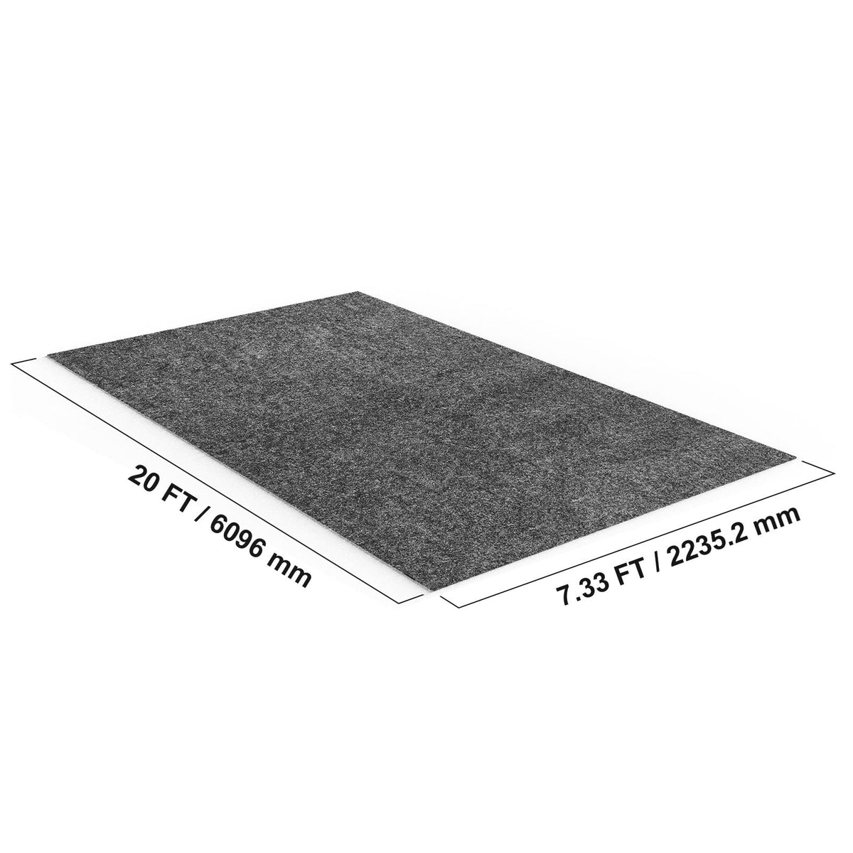 Garage Floor Mat, 7.5'x20' Waterproof Protection from Water,Snow, Rain,Mud and Oil for Cars, Non-slip Heavy Duty Containment Mat with TPE Anti-Leak Backing & Easy to Clean & Cuttable