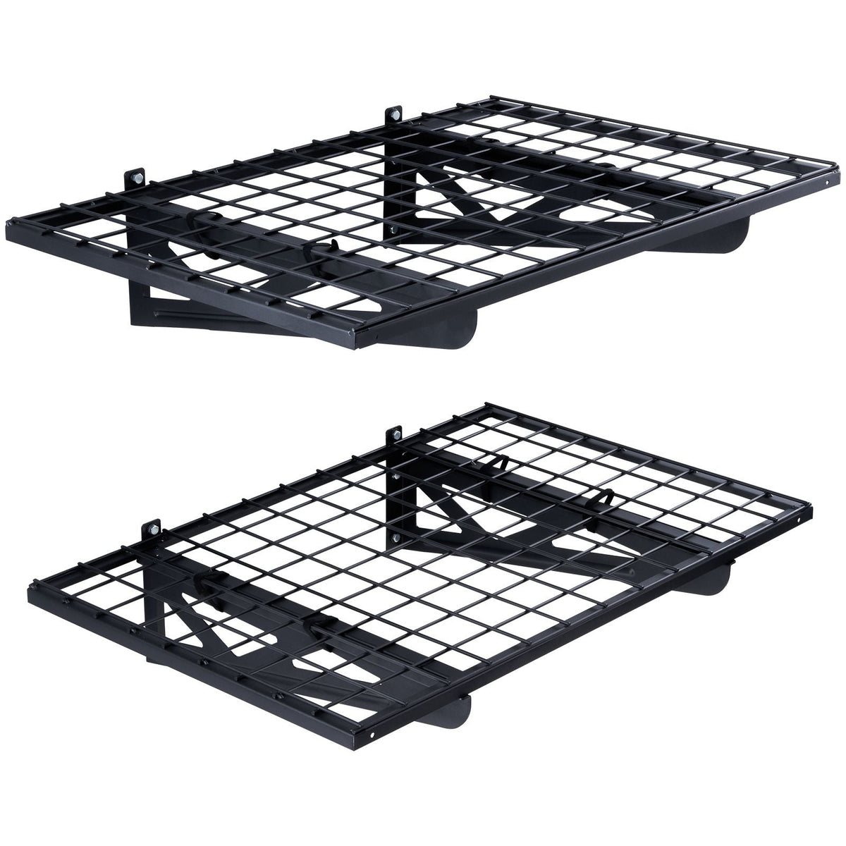 Garage Storage Shelving, 2 Pack, 3 x 2 ft Heavy Duty Garage Shelves Wall Mounted, 500 lbs Load Capacity(Total) Garage Storage Rack Floating Shelves, Suitable for Shop, Shed, Garage Storage